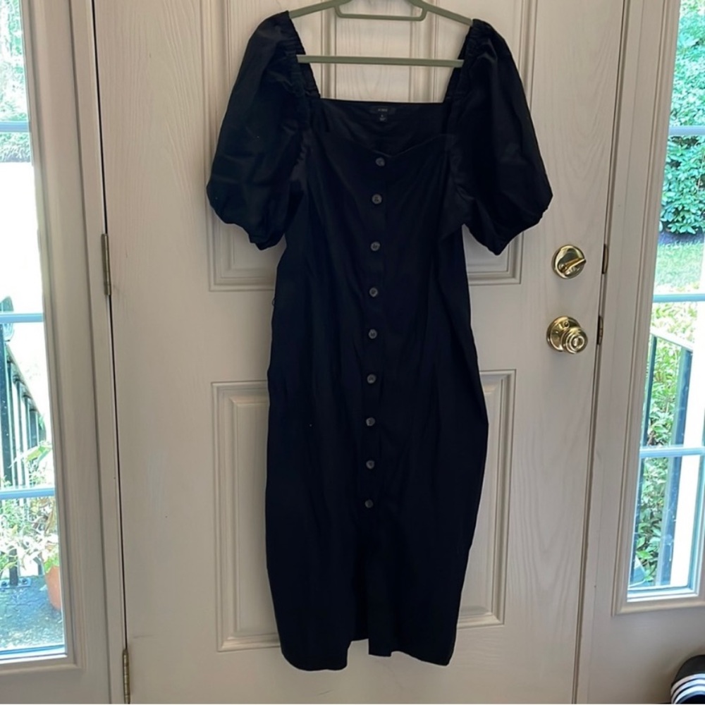 J. crew Cottage Dress - Black - Large - no belt